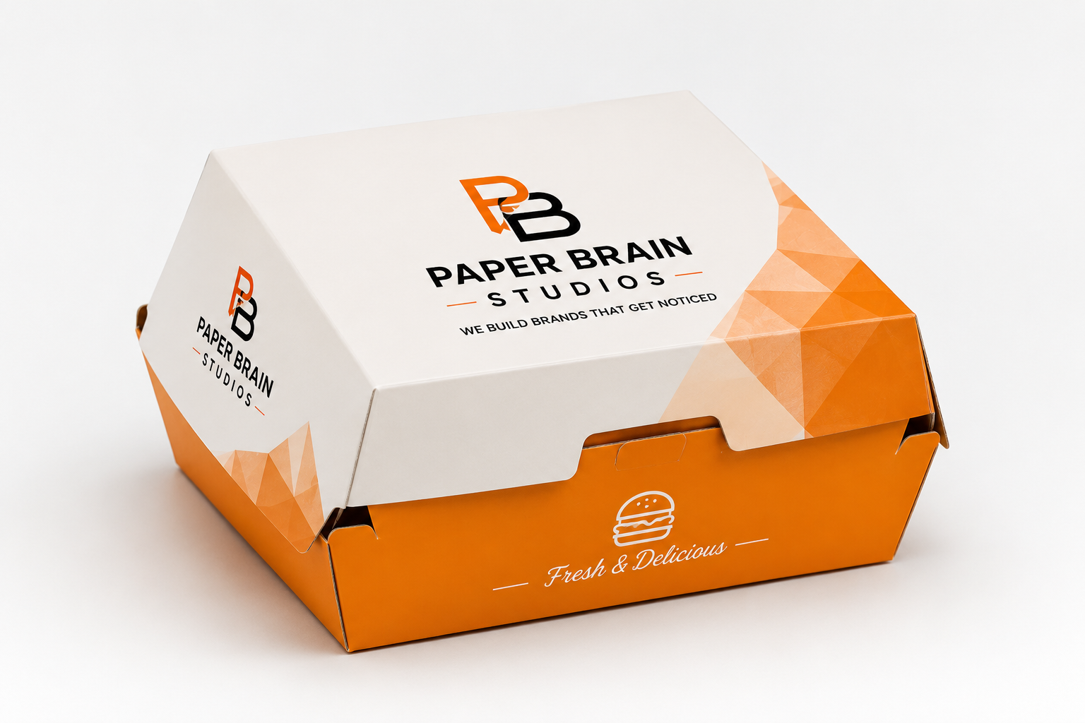 Paper Brain Studios Burger Box