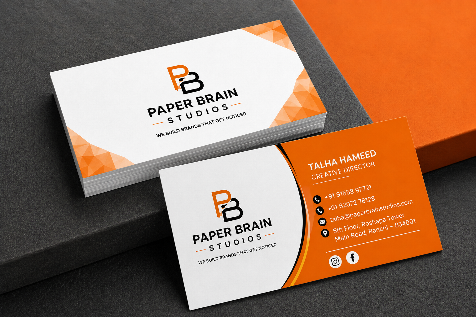 Paper Brain Studios Business Cards